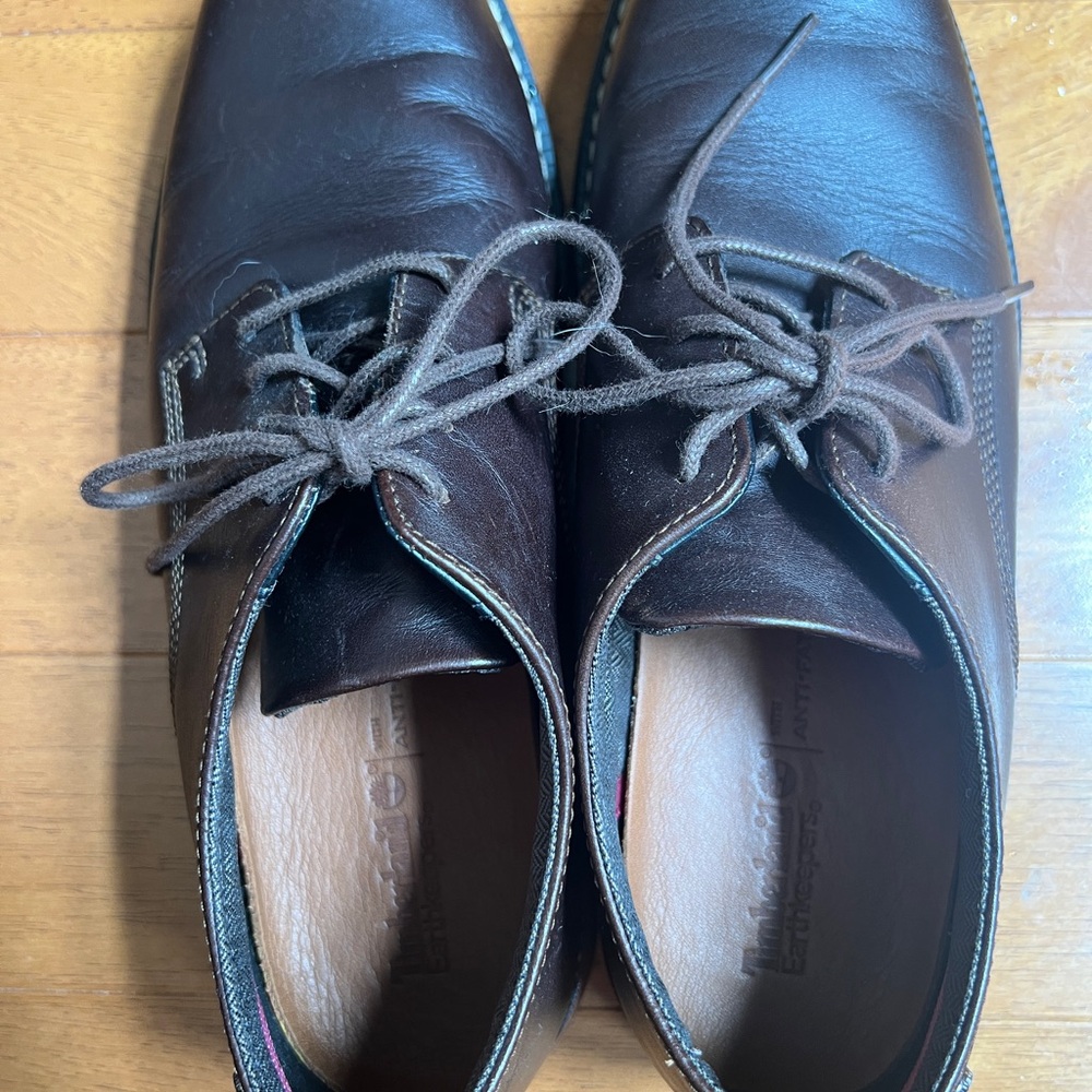 Timberland Brown Leather Oxfords Classic Style